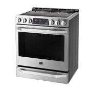 LG STUDIO 30" Electric Cooktop with Warming Zone and SmoothTouch®, LSCE305ST