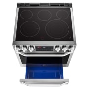 LG STUDIO 30" Electric Cooktop with Warming Zone and SmoothTouch®, LSCE305ST