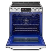 LG STUDIO 30" Electric Cooktop with Warming Zone and SmoothTouch®, LSCE305ST