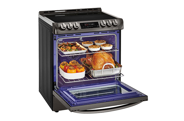 LG 6.3 cu. ft. Electric Slide-in Range with ProBakeConvection™ and EasyClean®, LSE4611BD