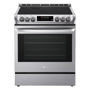 Front view of 6.3 cu. ft. Electric Slide-in Range with ProBakeConvection™ and EasyClean® LSE4611ST