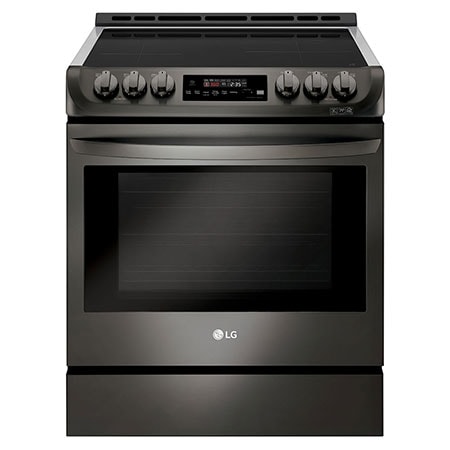 Lg black new arrivals stainless induction range