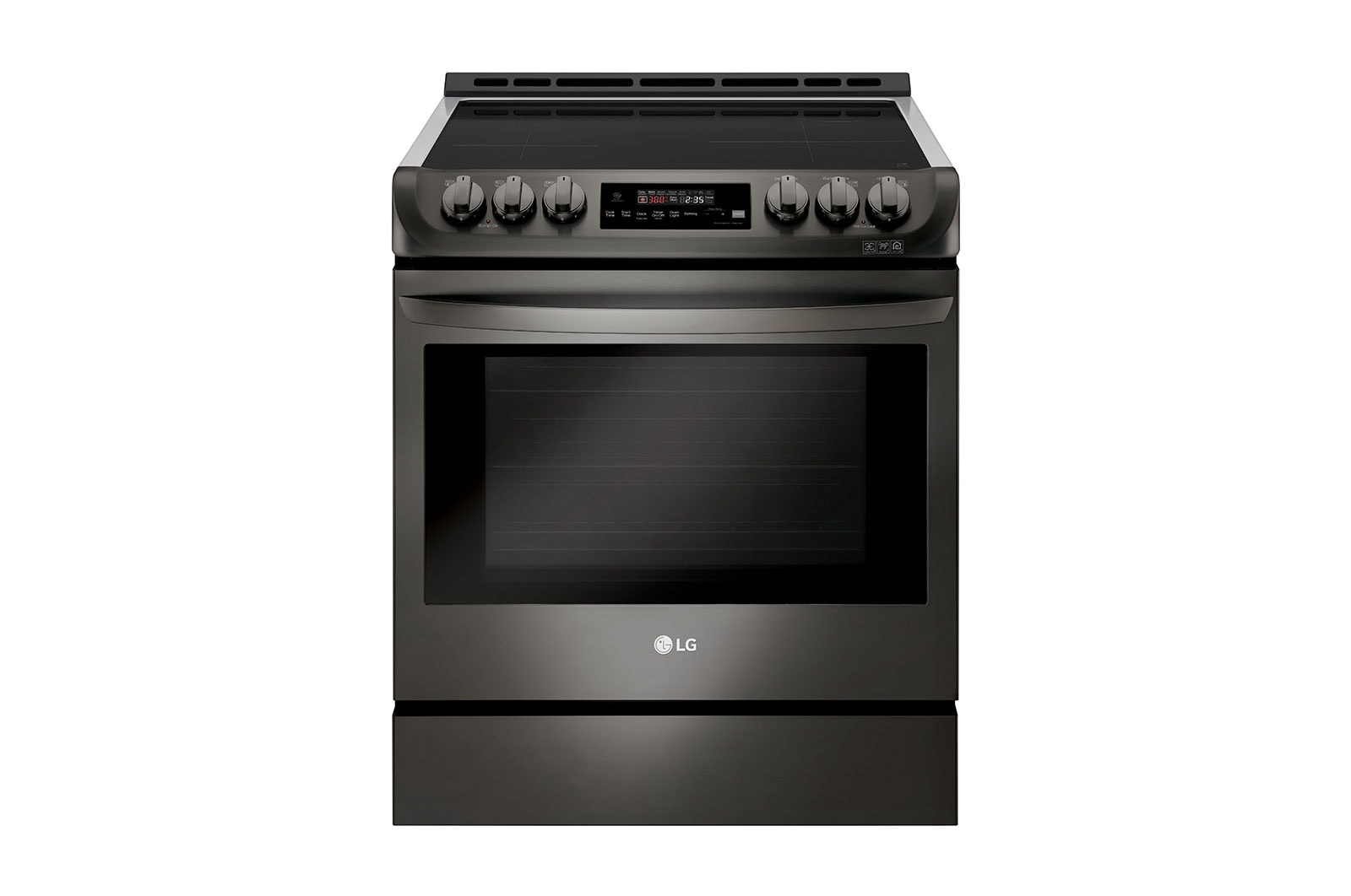 Front view of 6.3 cu. ft. Induction Slide In Range With  ProBakeConvection™ and EasyClean® LSE4616BD