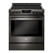 Front view of 6.3 cu. ft. Induction Slide In Range With  ProBakeConvection™ and EasyClean® LSE4616BD