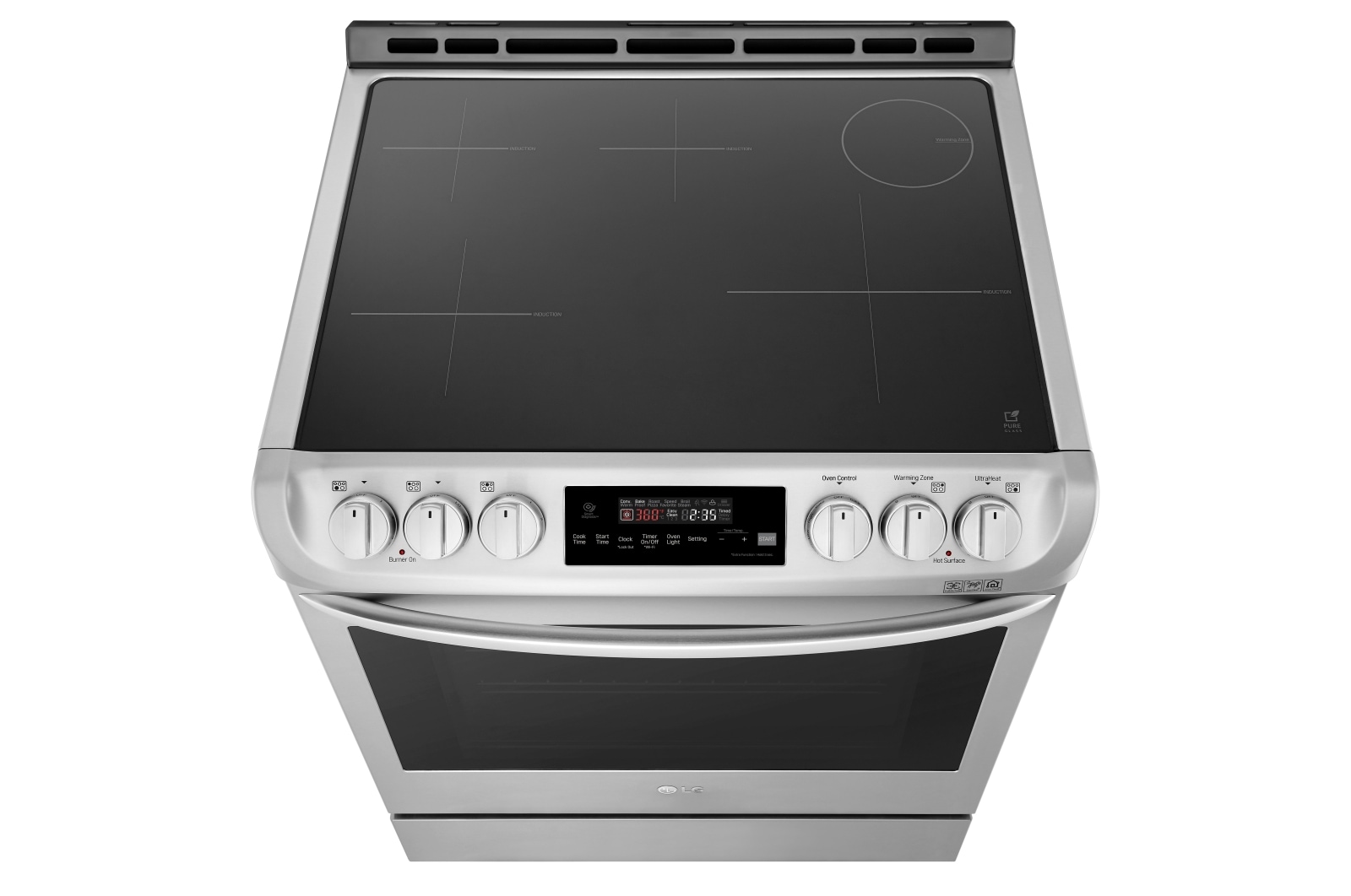 LG 6.3 cu. ft. Induction Slide In Range With  ProBakeConvection™ and EasyClean®, LSE4616ST