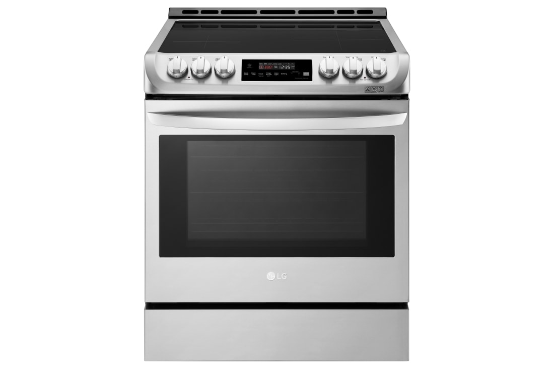 Lg black stainless induction clearance range