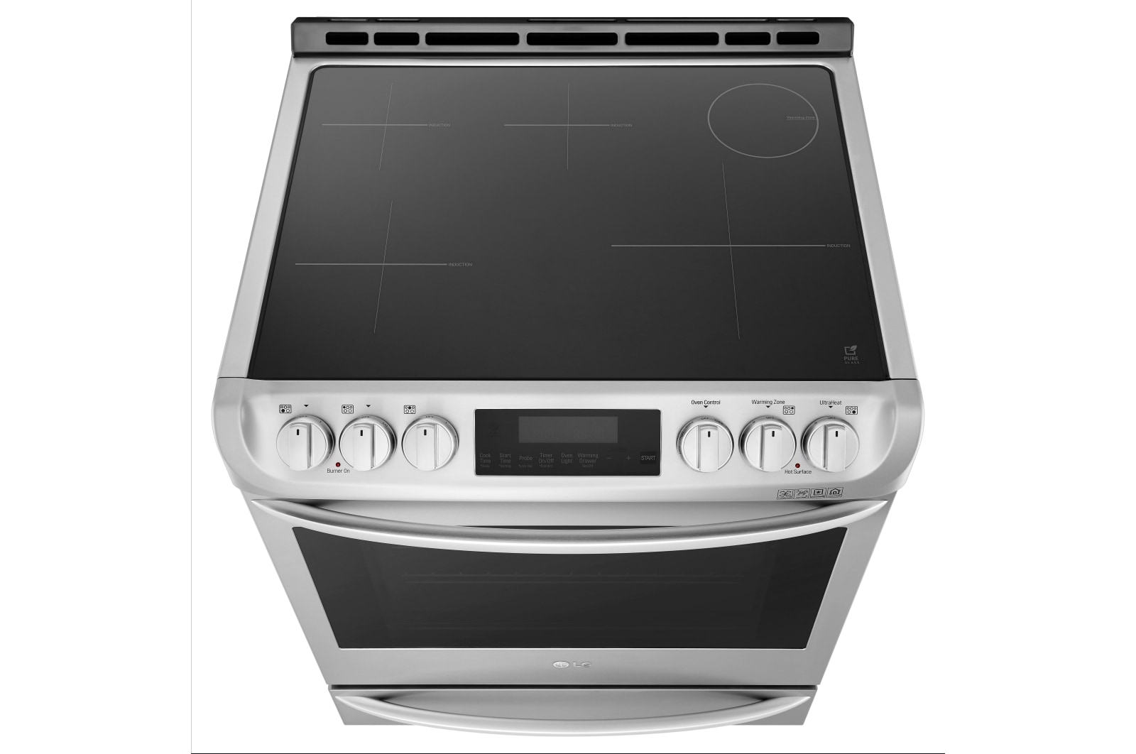 LG 6.3 cu. ft. Induction Slide In Range With  ProBake Convection™ and EasyClean®, LSE4617ST