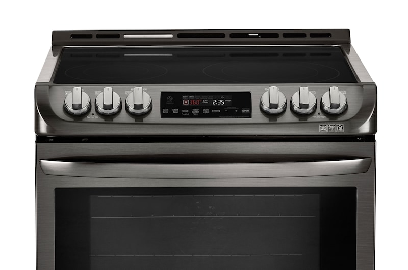 LG 6.3 cu.ft. Black Stainless Steel Series Electric Slide In Range with ProBakeConvection™ , LSE5613BD