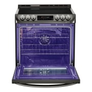 LG 6.3 cu.ft. Black Stainless Steel Series Electric Slide In Range with ProBakeConvection™ , LSE5613BD