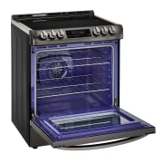 LG 6.3 cu.ft. Black Stainless Steel Series Electric Slide In Range with ProBakeConvection™ , LSE5613BD