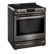 LG 6.3 cu.ft. Black Stainless Steel Series Electric Slide In Range with ProBakeConvection™ , LSE5613BD