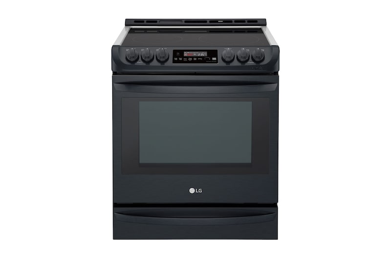 LG 6.3 cu.ft. Black Stainless Steel Series Electric Slide In Range with ProBakeConvection™ , LSE5613BM
