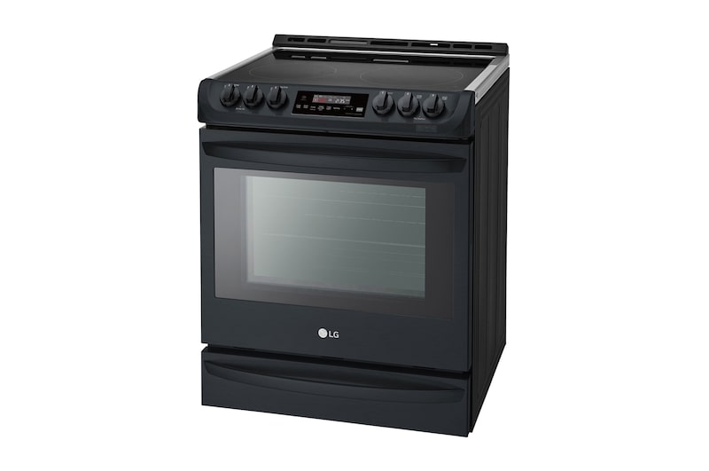 LG 6.3 cu.ft. Black Stainless Steel Series Electric Slide In Range with ProBakeConvection™ , LSE5613BM