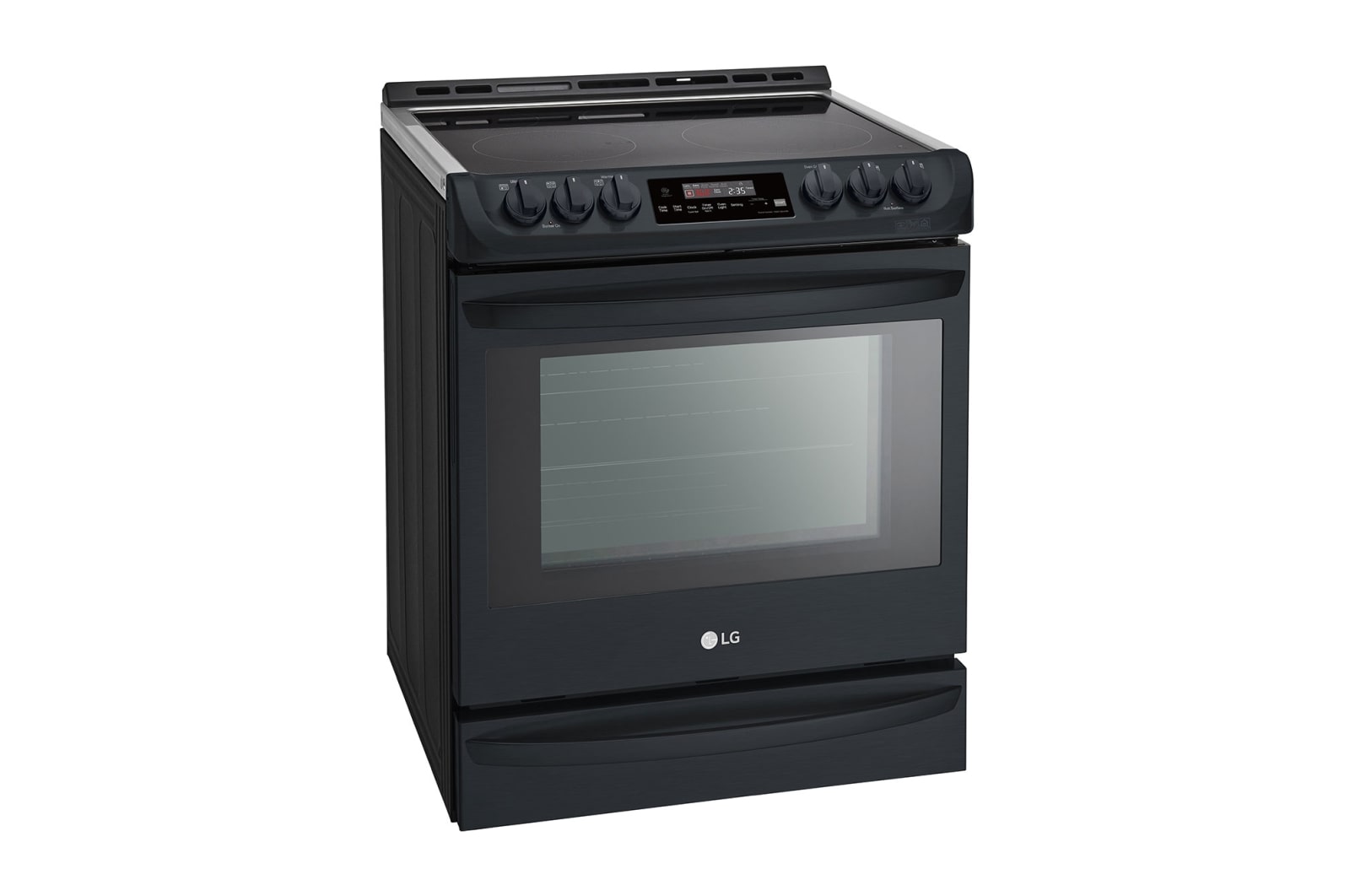 LG 6.3 cu.ft. Black Stainless Steel Series Electric Slide In Range with ProBakeConvection™ , LSE5613BM