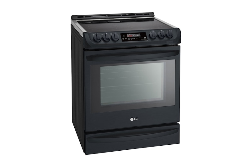 LG 6.3 cu.ft. Black Stainless Steel Series Electric Slide In Range with ProBakeConvection™ , LSE5613BM
