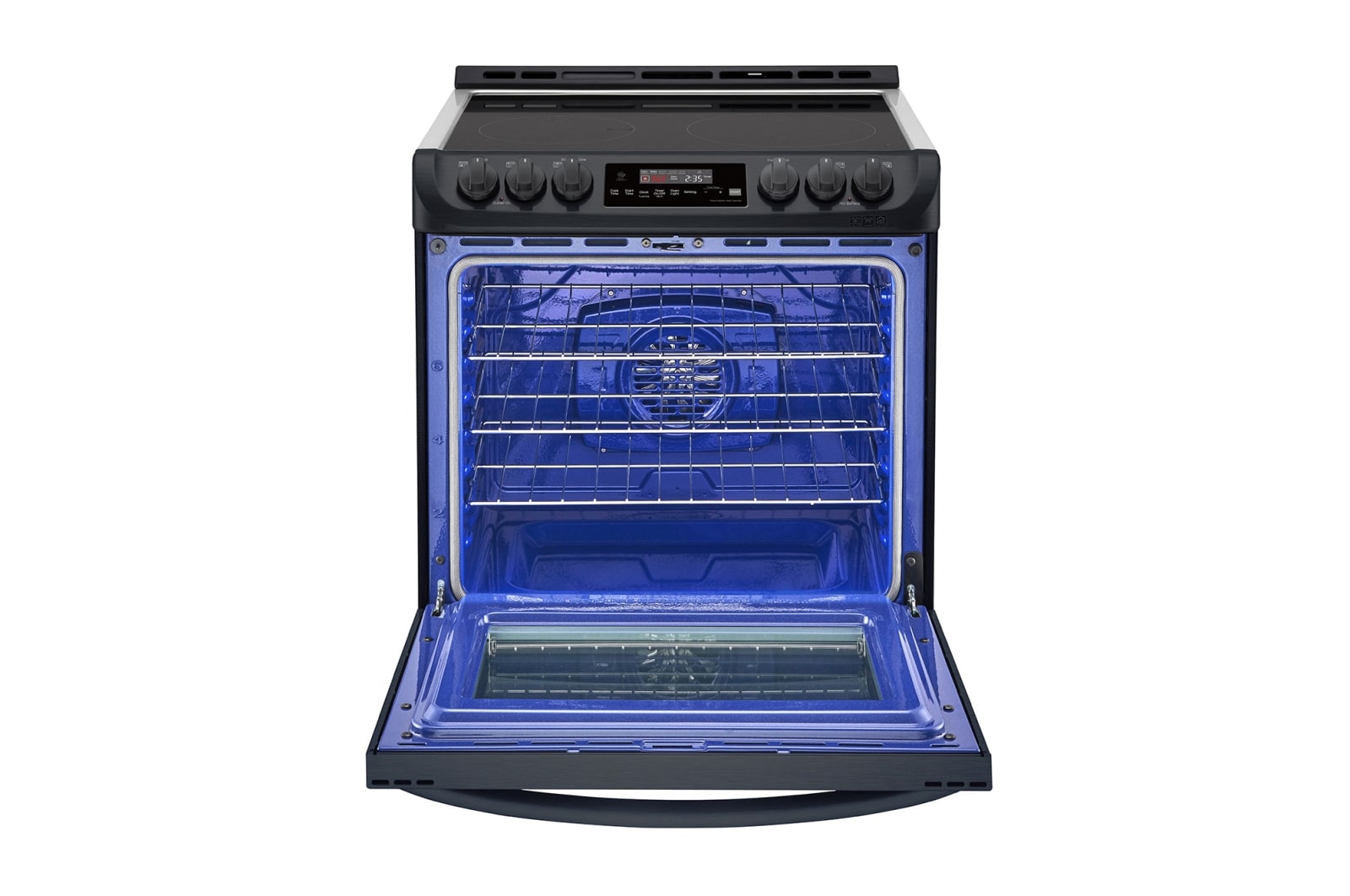 LG 6.3 cu.ft. Black Stainless Steel Series Electric Slide In Range with ProBakeConvection™ , LSE5613BM