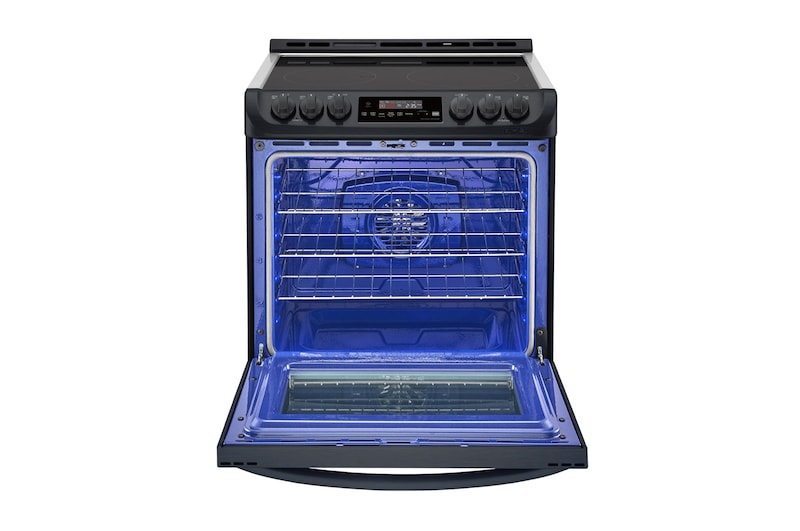 LG 6.3 cu.ft. Black Stainless Steel Series Electric Slide In Range with ProBakeConvection™ , LSE5613BM
