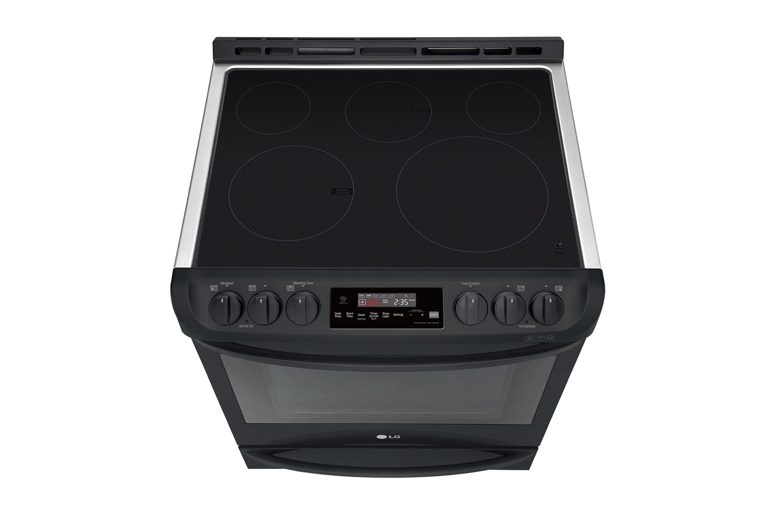 LG 6.3 cu.ft. Black Stainless Steel Series Electric Slide In Range with ProBakeConvection™ , LSE5613BM