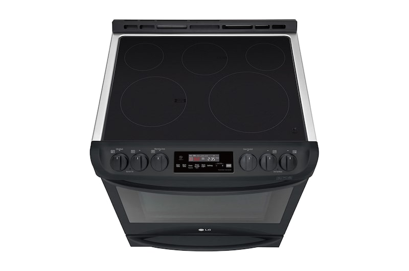 LG 6.3 cu.ft. Black Stainless Steel Series Electric Slide In Range with ProBakeConvection™ , LSE5613BM