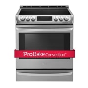 Front view of 6.3 Cu.Ft Capacity Slide-In Electric Range with ProBake Convection™  LSE5615ST