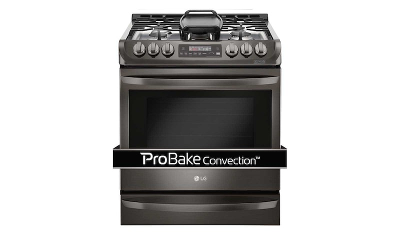 LG 6.3 cu. ft. Black Stainless Steel Series Gas Slide In Range With  ProBakeConvection™ , LSG5513BD