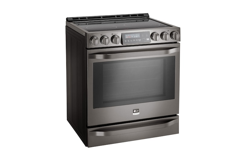 LG STUDIO- 6.3 Cu.Ft Capacity Slide-In Electric Range with ProBake Convection™, LSSE3026BD