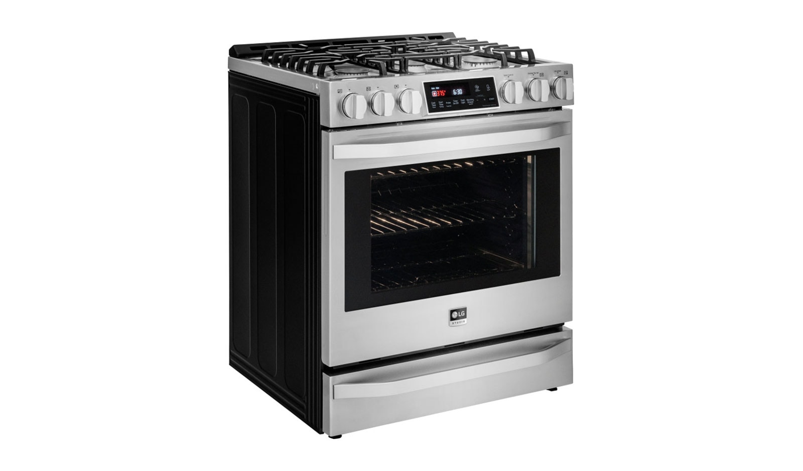 LG STUDIO- 6.3 Cu.Ft Capacity Slide-In Gas Range with ProBake Convection™ , LSSG3016ST