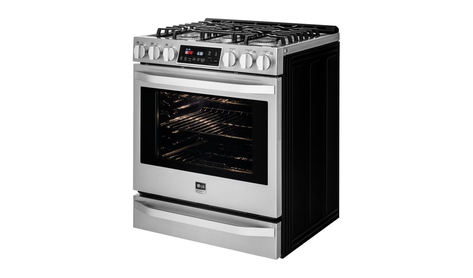 LG STUDIO- 6.3 Cu.Ft Capacity Slide-In Gas Range with ProBake Convection™ , LSSG3016ST