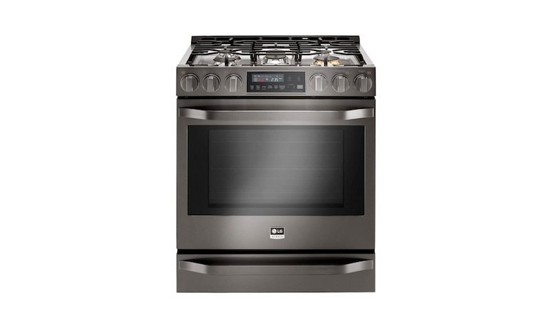 LG STUDIO 6.3 Gas Single Oven Slide-In-range with ProBakeConvection™, LSSG3019BD