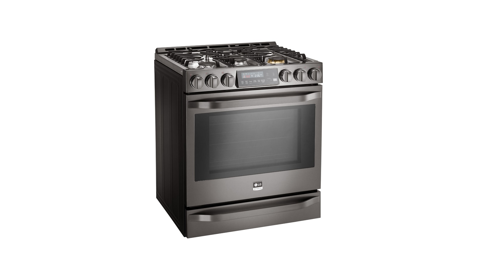 LG STUDIO 6.3 Gas Single Oven Slide-In-range with ProBakeConvection™, LSSG3019BD
