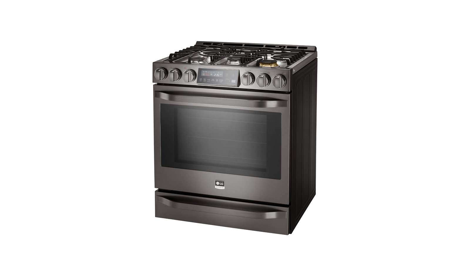 LG STUDIO 6.3 Gas Single Oven Slide-In-range with ProBakeConvection™, LSSG3019BD