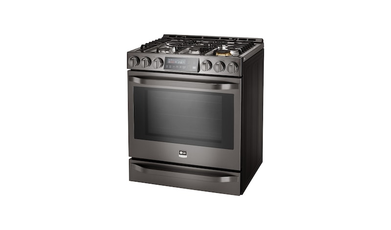 LG STUDIO 6.3 Gas Single Oven Slide-In-range with ProBakeConvection™, LSSG3019BD