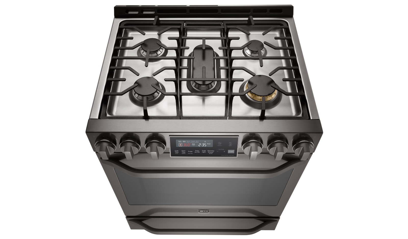 LG STUDIO 6.3 Gas Single Oven Slide-In-range with ProBakeConvection™, LSSG3019BD