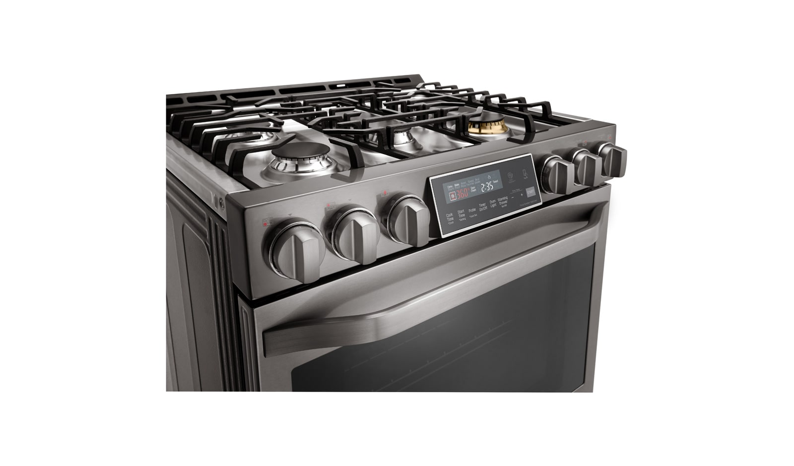 LG STUDIO 6.3 Gas Single Oven Slide-In-range with ProBakeConvection™, LSSG3019BD