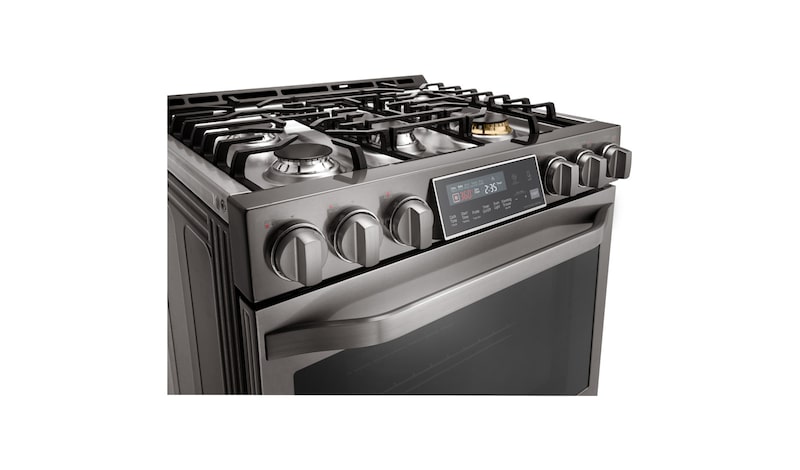 LG STUDIO 6.3 Gas Single Oven Slide-In-range with ProBakeConvection™, LSSG3019BD