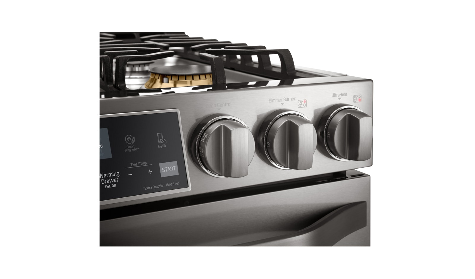 LG STUDIO 6.3 Gas Single Oven Slide-In-range with ProBakeConvection™, LSSG3019BD