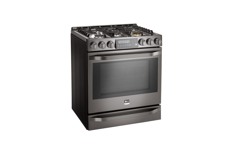 LG STUDIO 6.3 Gas Single Oven Slide-In-range with ProBakeConvection™, LSSG3019BD