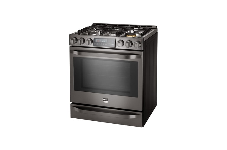 LG STUDIO 6.3 Gas Single Oven Slide-In-range with ProBakeConvection™, LSSG3019BD