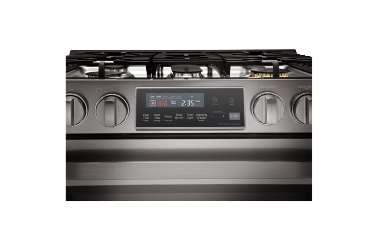 LG STUDIO 6.3 Gas Single Oven Slide-In-range with ProBakeConvection™, LSSG3019BD