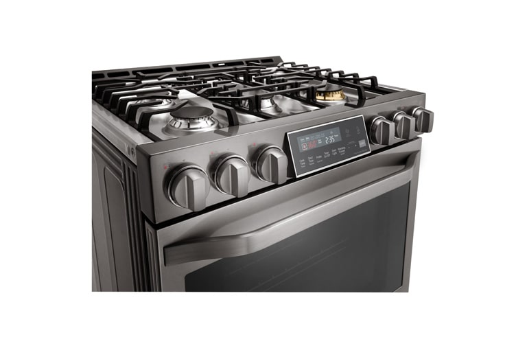 LG STUDIO 6.3 Gas Single Oven Slide-In-range with ProBakeConvection™, LSSG3019BD