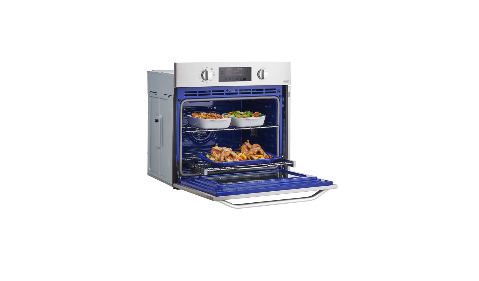 LG STUDIO - Large Capacity (4.7 cu. ft) Built-In Wall Oven with EasyClean® and True Convection, LSWS306ST