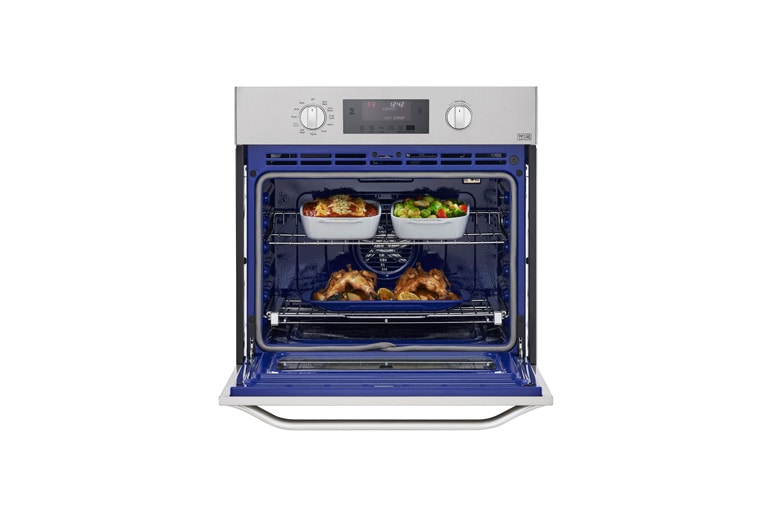 LG STUDIO - Large Capacity (4.7 cu. ft) Built-In Wall Oven with EasyClean® and True Convection, LSWS306ST