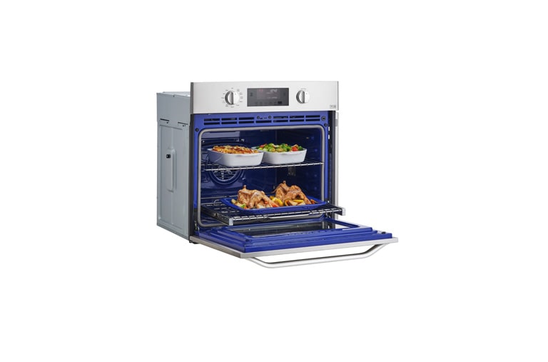 LG STUDIO - Large Capacity (4.7 cu. ft) Built-In Wall Oven with EasyClean® and True Convection, LSWS306ST