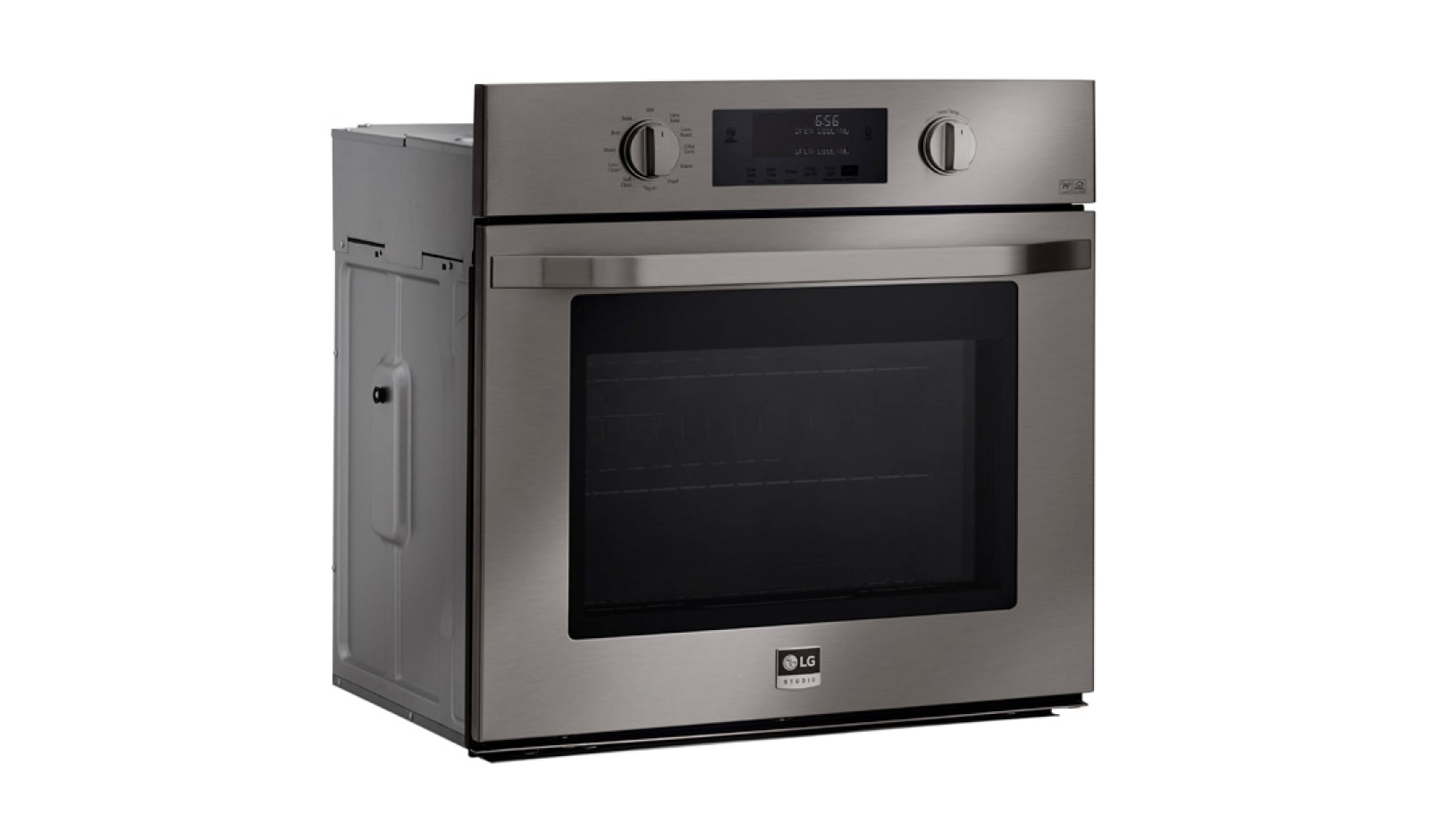 LG STUDIO - 4.7 cu. ft. Single Built-In Wall Oven, LSWS309BD