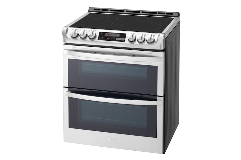 LG 7.3 cu. ft. Smart wi-fi Enabled Electric Double Oven Slide-In Range with ProBake Convection® and EasyClean®, LTE4815ST
