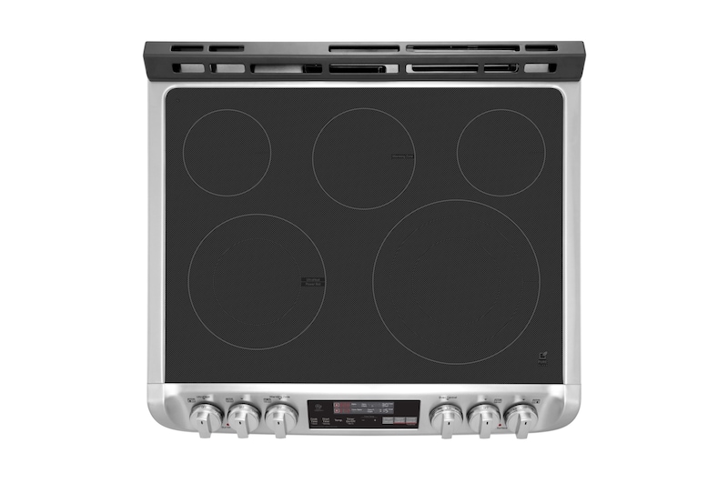 LG 7.3 cu. ft. Smart wi-fi Enabled Electric Double Oven Slide-In Range with ProBake Convection® and EasyClean®, LTE4815ST