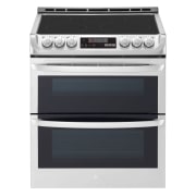 Front view of 7.3 cu. ft. Smart wi-fi Enabled Electric Double Oven Slide-In Range with ProBake Convection® and EasyClean® LTE4815ST