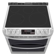 LG 7.3 cu. ft. Smart wi-fi Enabled Electric Double Oven Slide-In Range with ProBake Convection® and EasyClean®, LTE4815ST