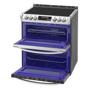 LG 7.3 cu. ft. Smart wi-fi Enabled Electric Double Oven Slide-In Range with ProBake Convection® and EasyClean®, LTE4815ST