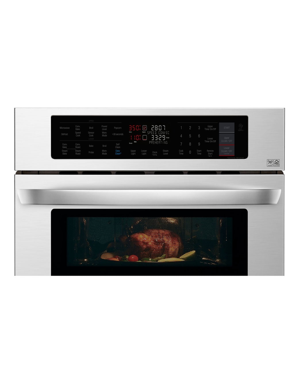 1.7/4.7 cu. ft. Smart wifi Enabled Combination Double Wall Oven